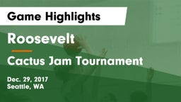 Roosevelt  vs Cactus Jam Tournament Game Highlights - Dec. 29, 2017