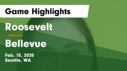 Roosevelt  vs Bellevue Game Highlights - Feb. 15, 2020