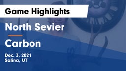 North Sevier  vs Carbon  Game Highlights - Dec. 3, 2021