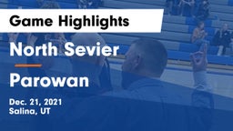North Sevier  vs Parowan  Game Highlights - Dec. 21, 2021
