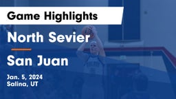 North Sevier  vs San Juan  Game Highlights - Jan. 5, 2024