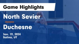 North Sevier  vs Duchesne     Game Highlights - Jan. 19, 2024