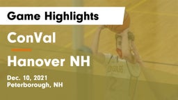 ConVal  vs Hanover NH Game Highlights - Dec. 10, 2021