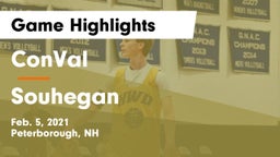 ConVal  vs Souhegan  Game Highlights - Feb. 5, 2021