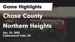Chase County  vs Northern Heights  Game Highlights - Jan. 25, 2020
