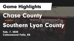 Chase County  vs Southern Lyon County Game Highlights - Feb. 7, 2020