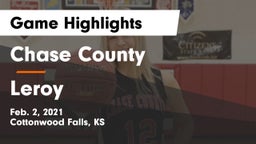 Chase County  vs Leroy Game Highlights - Feb. 2, 2021