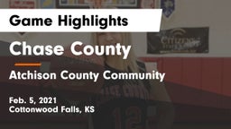 Chase County  vs Atchison County Community  Game Highlights - Feb. 5, 2021