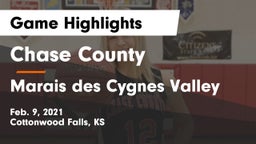 Chase County  vs Marais des Cygnes Valley  Game Highlights - Feb. 9, 2021