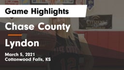 Chase County  vs Lyndon  Game Highlights - March 5, 2021