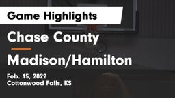 Chase County  vs Madison/Hamilton  Game Highlights - Feb. 15, 2022