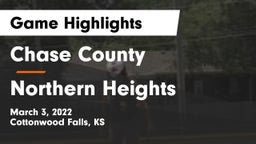 Chase County  vs Northern Heights  Game Highlights - March 3, 2022