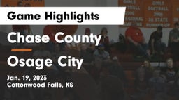Chase County  vs Osage City  Game Highlights - Jan. 19, 2023