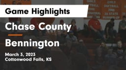 Chase County  vs Bennington  Game Highlights - March 3, 2023