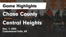 Chase County  vs Central Heights  Game Highlights - Dec. 1, 2023