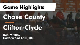 Chase County  vs Clifton-Clyde  Game Highlights - Dec. 9, 2023