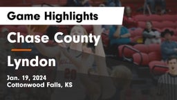 Chase County  vs Lyndon Game Highlights - Jan. 19, 2024