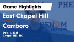 East Chapel Hill  vs Carrboro  Game Highlights - Dec. 1, 2023
