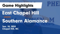 East Chapel Hill  vs Southern Alamance  Game Highlights - Jan. 10, 2024