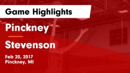 Pinckney  vs Stevenson  Game Highlights - Feb 20, 2017