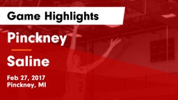 Pinckney  vs Saline  Game Highlights - Feb 27, 2017