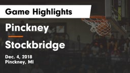 Pinckney  vs Stockbridge  Game Highlights - Dec. 4, 2018