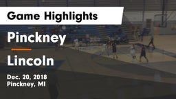 Pinckney  vs Lincoln  Game Highlights - Dec. 20, 2018