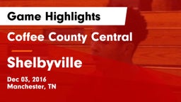 Coffee County Central  vs Shelbyville Game Highlights - Dec 03, 2016