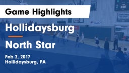 Hollidaysburg  vs North Star  Game Highlights - Feb 2, 2017