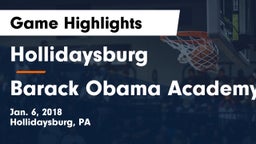 Hollidaysburg  vs Barack Obama Academy Game Highlights - Jan. 6, 2018