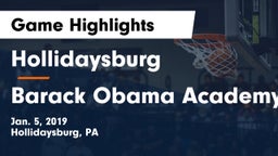 Hollidaysburg  vs Barack Obama Academy Game Highlights - Jan. 5, 2019