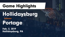 Hollidaysburg  vs Portage  Game Highlights - Feb. 2, 2019