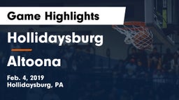 Hollidaysburg  vs Altoona  Game Highlights - Feb. 4, 2019