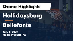 Hollidaysburg  vs Bellefonte  Game Highlights - Jan. 6, 2020