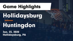 Hollidaysburg  vs Huntingdon  Game Highlights - Jan. 23, 2020