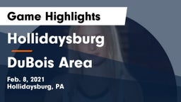 Hollidaysburg  vs DuBois Area  Game Highlights - Feb. 8, 2021
