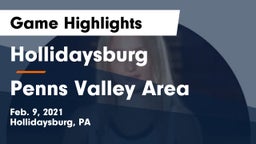 Hollidaysburg  vs Penns Valley Area  Game Highlights - Feb. 9, 2021