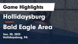 Hollidaysburg  vs Bald Eagle Area  Game Highlights - Jan. 30, 2023