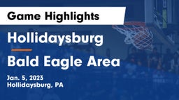 Hollidaysburg  vs Bald Eagle Area  Game Highlights - Jan. 5, 2023