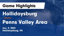 Hollidaysburg  vs Penns Valley Area  Game Highlights - Jan. 9, 2023