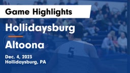 Hollidaysburg  vs Altoona  Game Highlights - Dec. 4, 2023