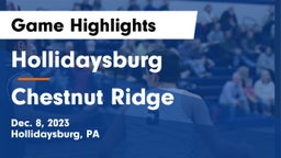 Hollidaysburg  vs Chestnut Ridge  Game Highlights - Dec. 8, 2023