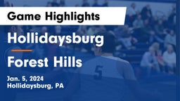 Hollidaysburg  vs Forest Hills  Game Highlights - Jan. 5, 2024