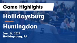 Hollidaysburg  vs Huntingdon  Game Highlights - Jan. 26, 2024