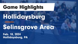 Hollidaysburg  vs Selinsgrove Area  Game Highlights - Feb. 18, 2024