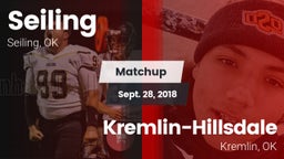Matchup: Seiling  vs. Kremlin-Hillsdale  2018