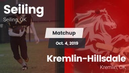 Matchup: Seiling  vs. Kremlin-Hillsdale  2019