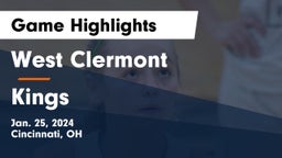 West Clermont  vs Kings  Game Highlights - Jan. 25, 2024