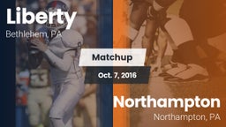 Matchup: Liberty  vs. Northampton  2016