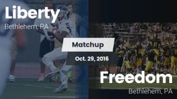 Matchup: Liberty  vs. Freedom  2016